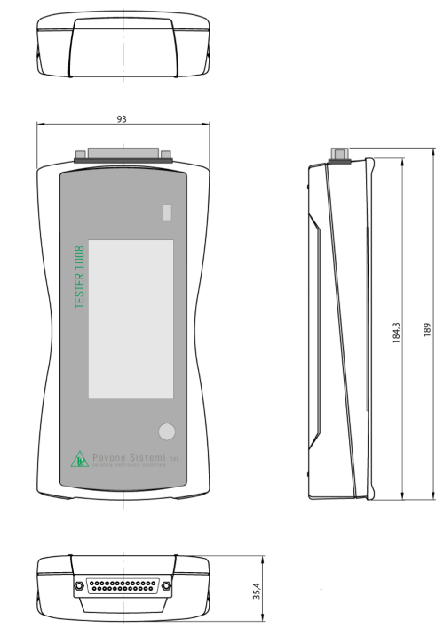 TESTER 1008 rozměry
